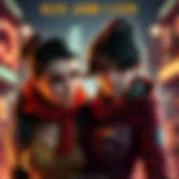 Alex and Patricia, characters from SF6, portrayed together showing their complex relationship as stepsiblings and cousins