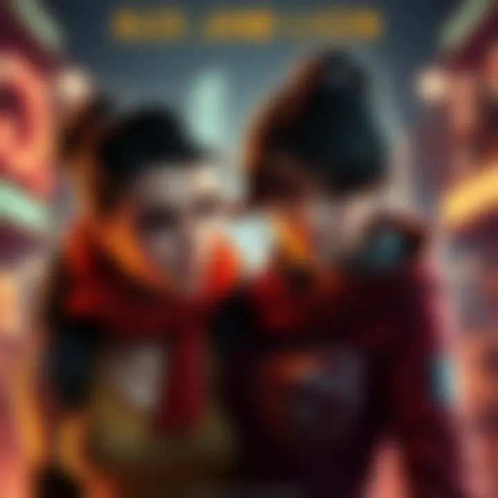 Alex and Patricia, characters from SF6, portrayed together showing their complex relationship as stepsiblings and cousins