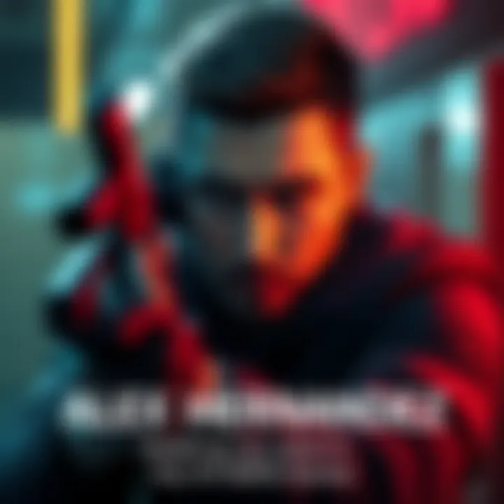 Alex Hernandez in a gaming role Actor Alex Hernandez portrayed in a dramatic gaming scene, highlighting his talent and potential for roles in the HITMAN series.
