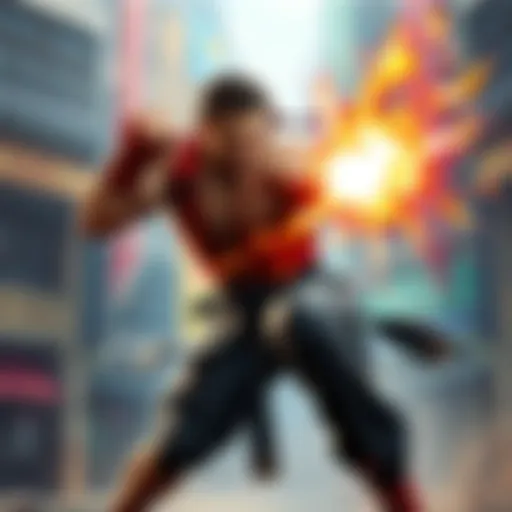 Alex performing a powerful move in the Street Fighter 6 gameplay trailer