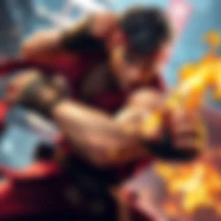 Alex showcasing his fighting moves in Street Fighter 6 gameplay