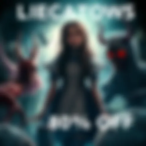 Alice: Madness Returns game cover featuring a dark and twisted version of Alice in a surreal world with eerie characters around her