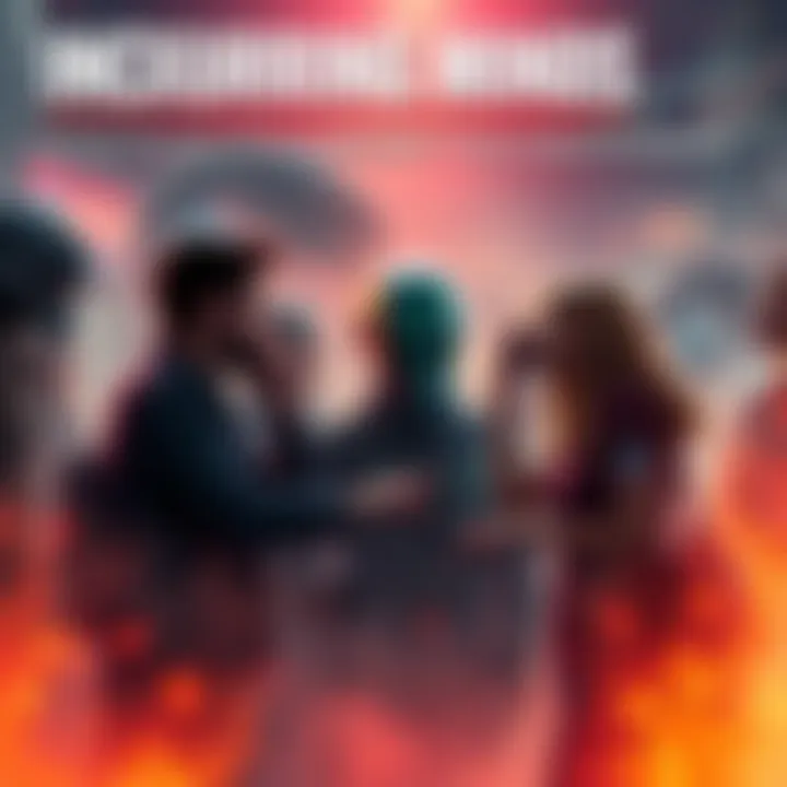 A group of passionate Alien fans engaging in a deep discussion about the series' future and its recent cliffhanger.