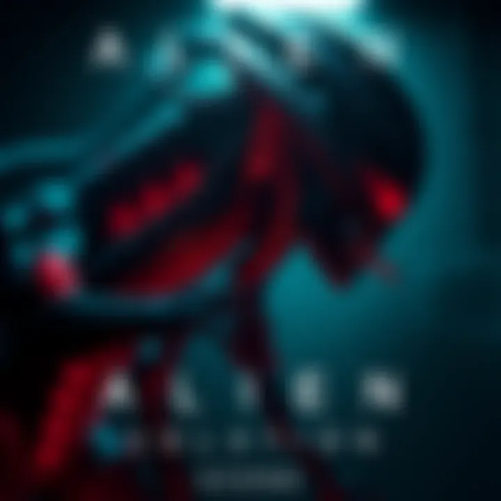 A dark and tense scene from Alien Isolation showcasing the eerie atmosphere of "The Trigger" part.