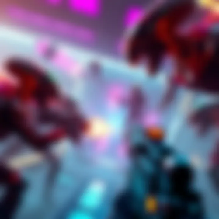 A scene from Aliens Fireteam Elite showing players battling alien enemies in a futuristic environment