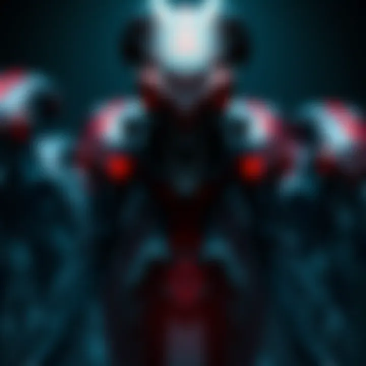 A group of alien creatures from Dead Space 3 displaying their unique features and menacing presence in a dark environment.