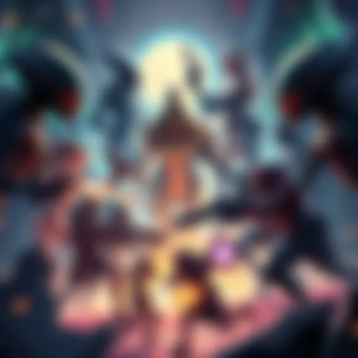 A dynamic illustration depicting an intense battle between aliens and humans in a futuristic setting, showcasing unique abilities and class dynamics.