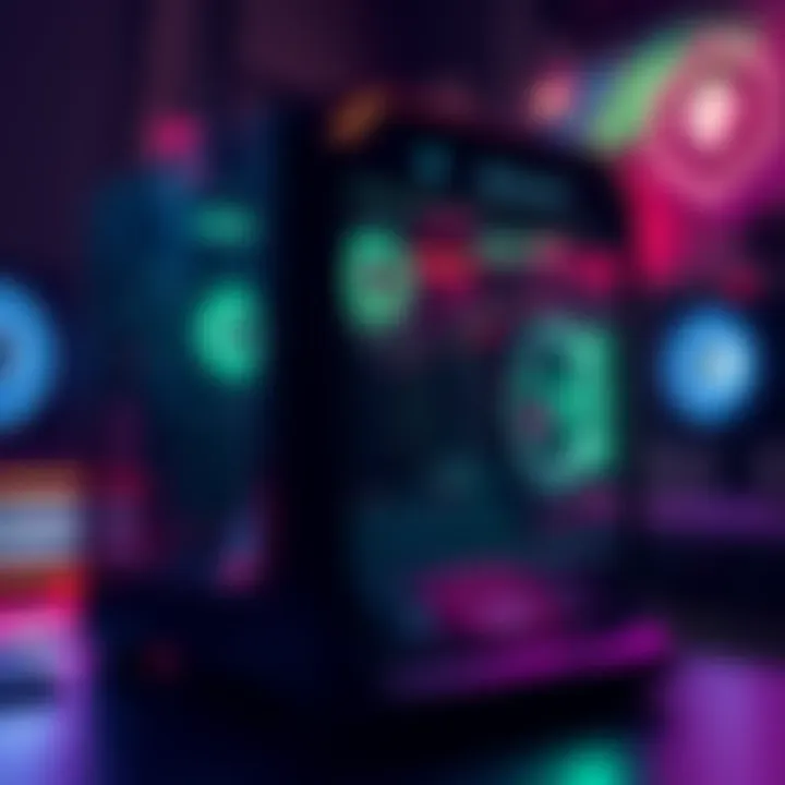 A retro Alienware gaming desktop showcasing its unique design and upgradeable components from 2003.