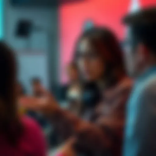 Alinity expresses her feelings to a moderator during a discussion, highlighting her personal struggles and emotional challenges.