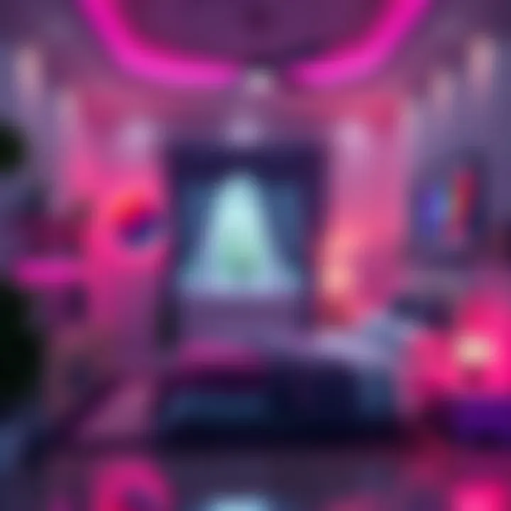 Alisa's Room Design A beautifully decorated room that reflects Alisa's character with various themed elements and colors.