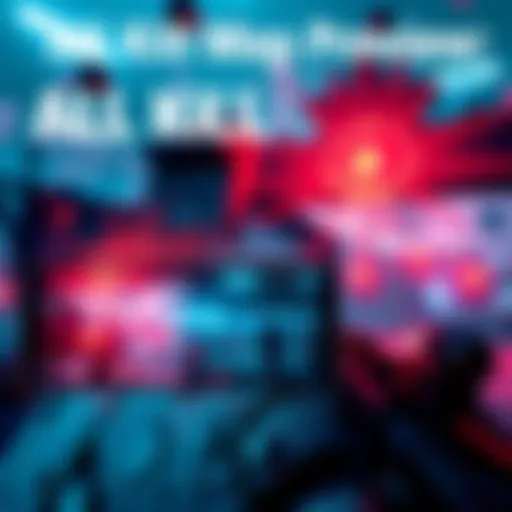 A screenshot from the preview video showing the All Kill Map with various gameplay elements and features highlighted.