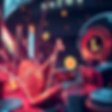 Visual representation of altcoins connecting to various real-life events, showing coins linked to news headlines