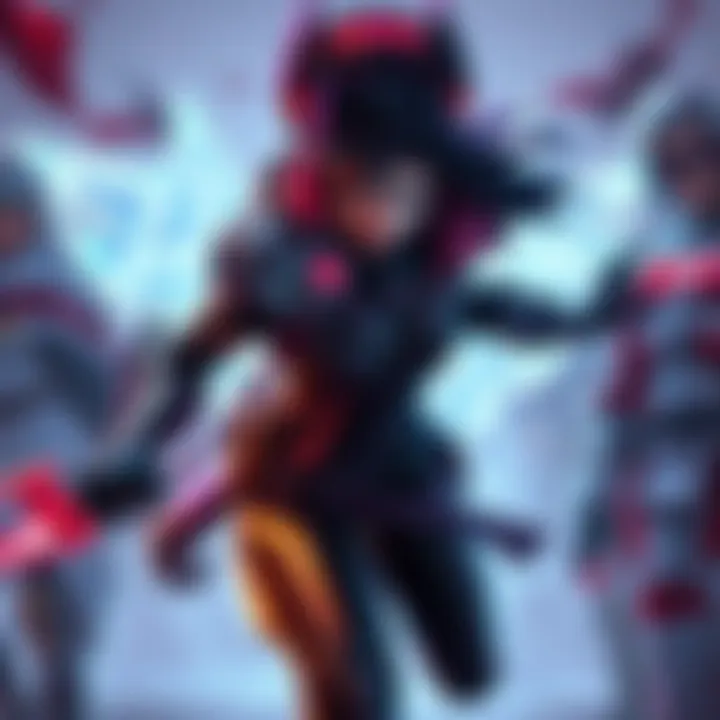 Alter showcases her unique ability, moving through angles on the battlefield while surrounded by other characters, emphasizing her dominance in the game.