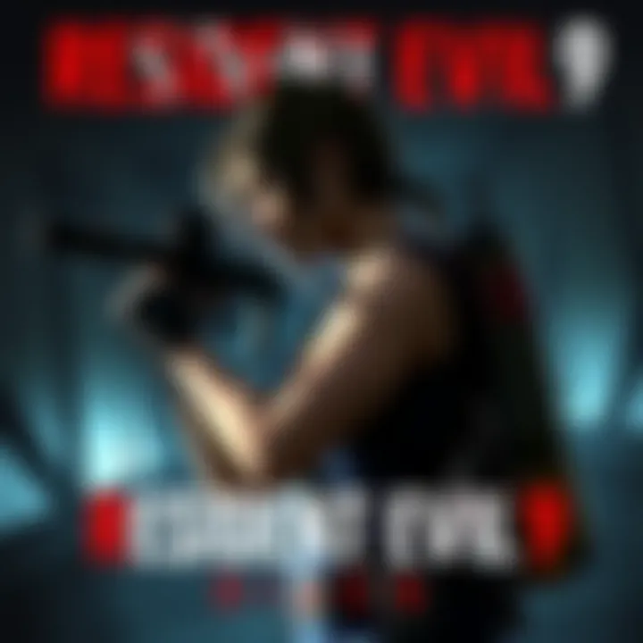 Alyssa in Resident Evil 9 DLC Character Alyssa from Resident Evil 9, holding a weapon in a dark, tense environment.