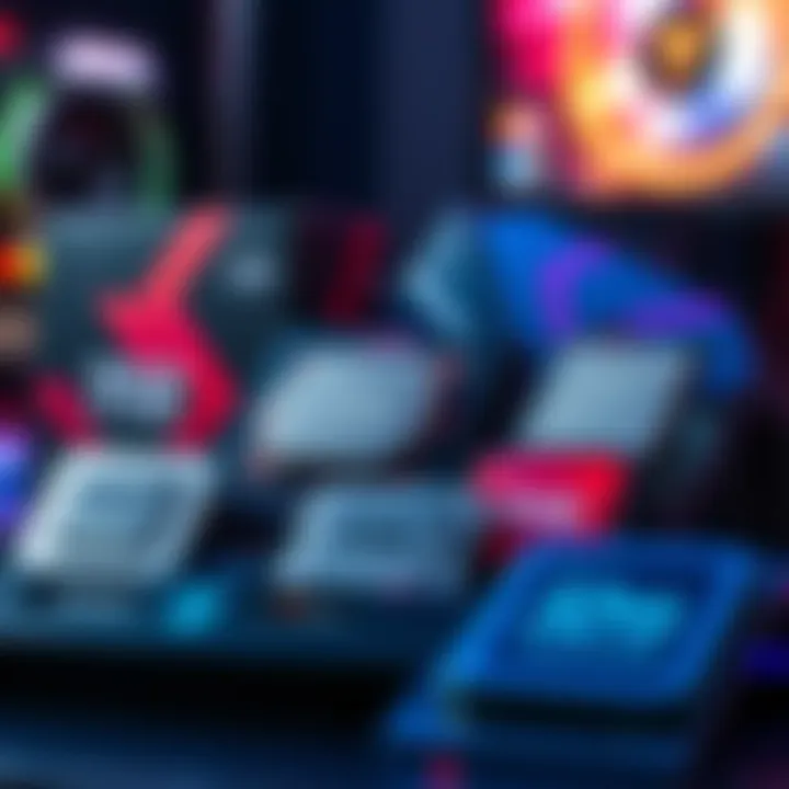 Various AM4 CPUs displayed together, showcasing different models and packaging, ideal for gaming setups.