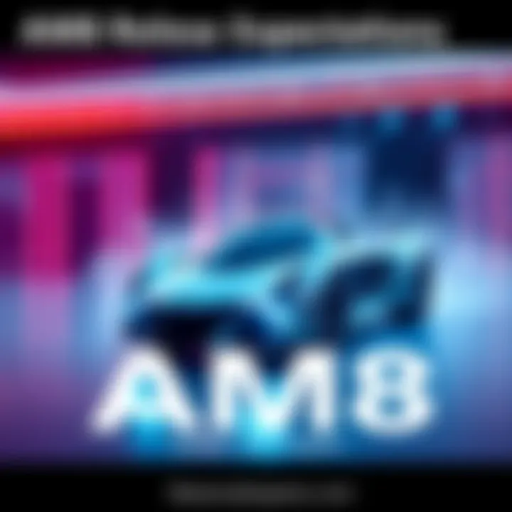 A digital rendering of the AM8 project showcasing its sleek design and futuristic features