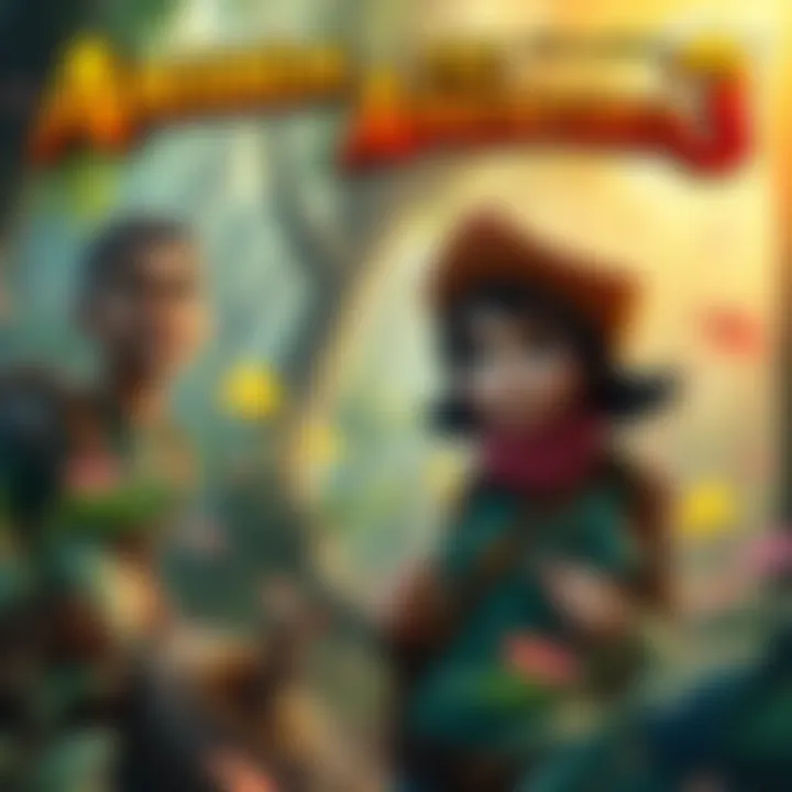 Amanda is exploring a vibrant forest filled with challenges in her new adventure.