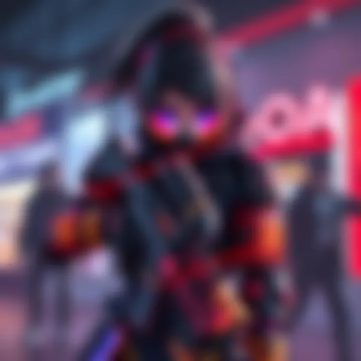 Character Amara equipped with revolter gear, showcasing large magazine size and high fire rate in action