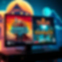 Two game titles from Amazon Luna, Harold Halibut and D&D Stronghold, displayed on a digital screen