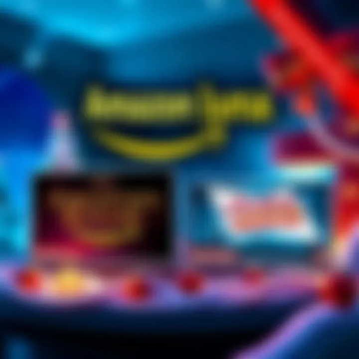 New Amazon Luna Games Graphic showing the logos of Forgotten Realms: The Archives - Collection Two and Christmas Adventure: Candy Storm with festive decorations