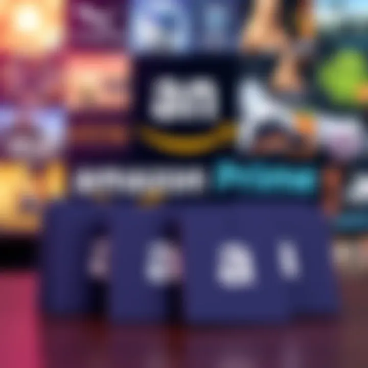 A selection of GOG codes displayed with an Amazon Prime logo and gaming icons in the background