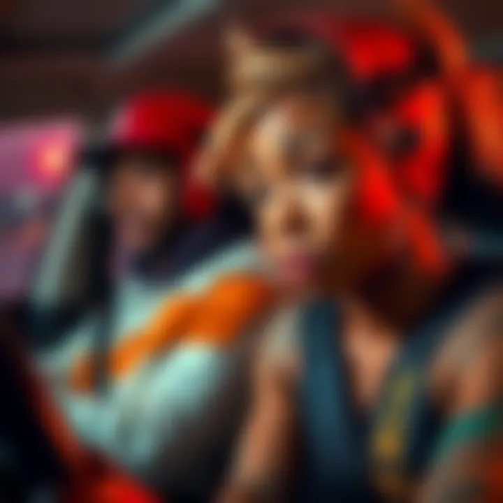 Amber Rose showing frustration during a live car stream with Adrien Broner