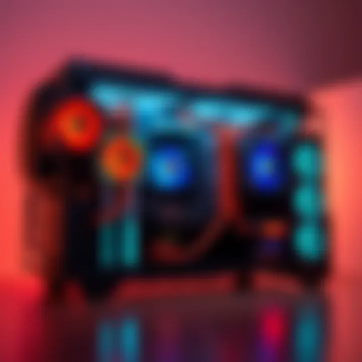 A powerful workstation built with AMD Ryzen 9 9950X3D and ASUS ASTRAL RTX 5090, featuring a custom cooling system and triple radiators.