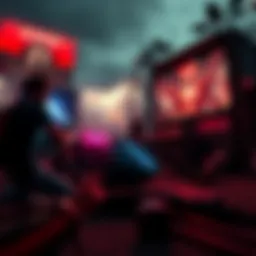 AMD FSR 4.1 displayed on a Radeon RX 7000 graphics card with enhanced visuals in a gaming scene
