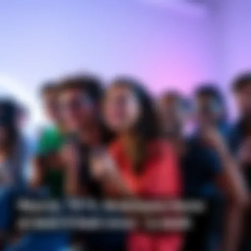 A group of diverse people playing video games together, highlighting the growing trend of gaming in America.