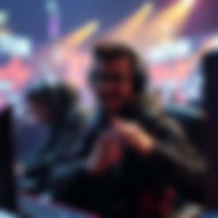Ammar playfully mocking Yatoro after his TI victory in a competitive gaming setting