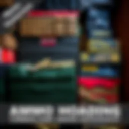 Several stacked boxes of ammunition in a home storage area, showcasing ammo collection habits among enthusiasts