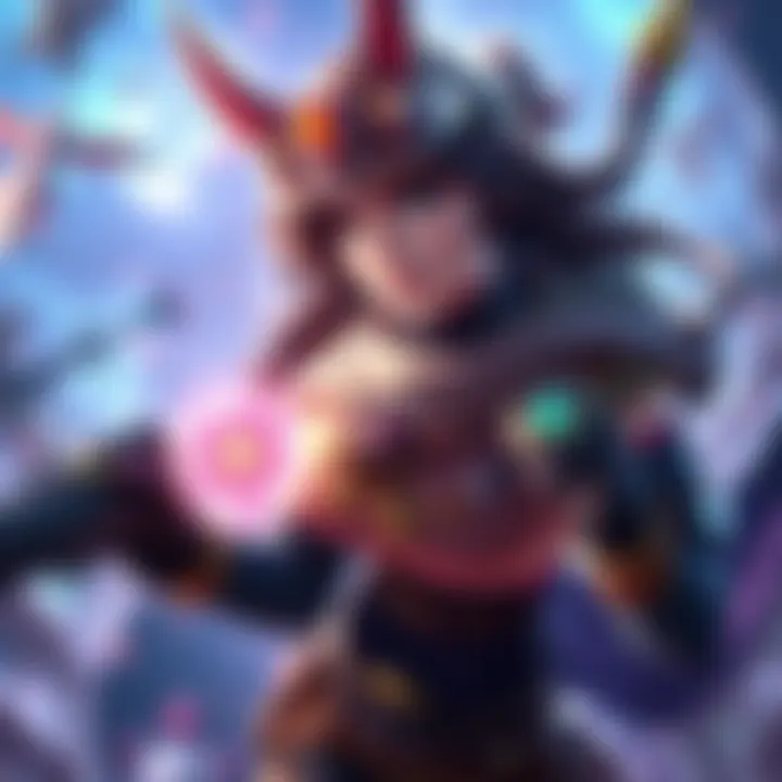 Ana supporting her team A character named Ana is healing teammates during a battle, showing strategic gameplay in a vibrant game environment.