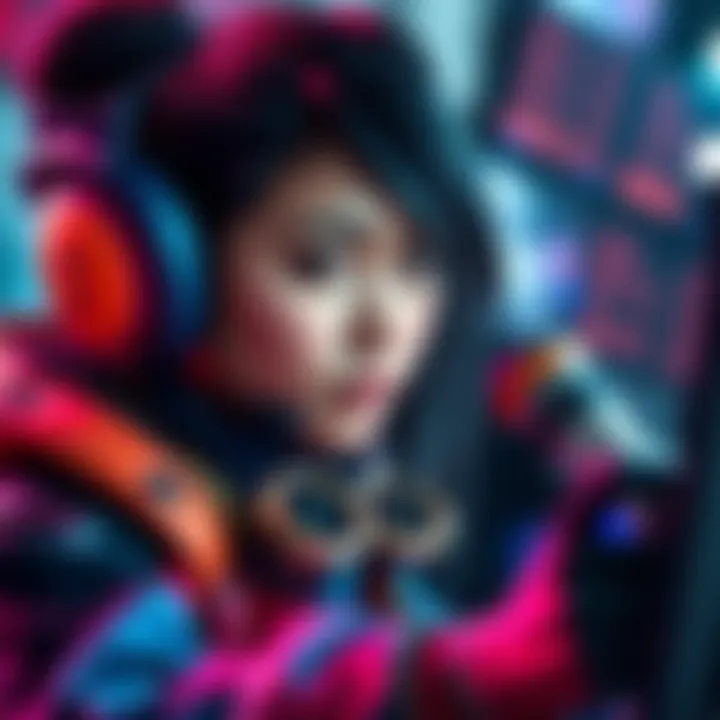 Ana in a gaming match facing off against the top two DPS players, showing intense focus and skill