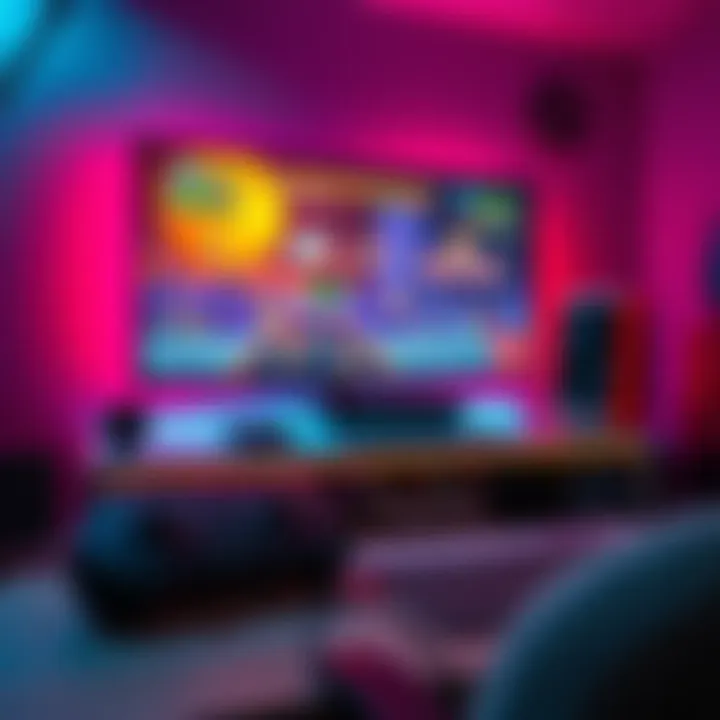 A modern gaming setup featuring Analogue 3D console and 8BitDo pad, showcasing retro games on a 4K display