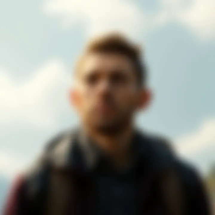 Andrew reflecting on his choices in Little Hope, showing a serious expression as he contemplates his journey.