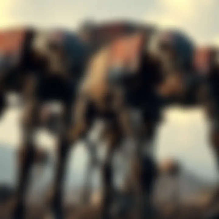 A cluster of walkers from A New Frontier, showcasing their similar designs and polished look, contrasting with the gritty style of Season 1.