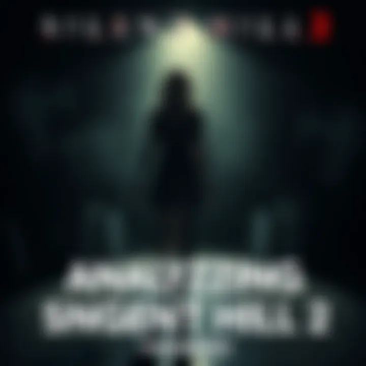 Angela stands in a dimly lit room, reflecting deep emotions as shadows loom around her, symbolizing her inner struggles.