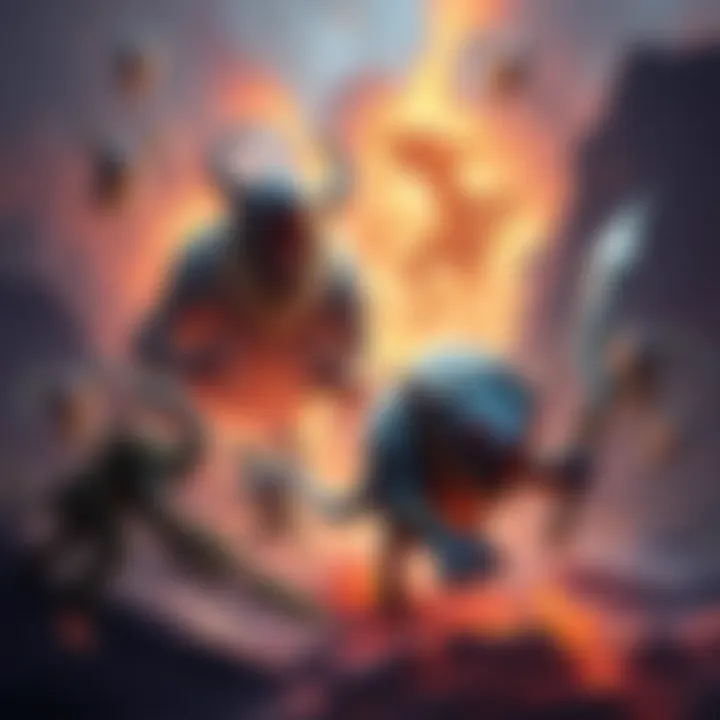 A player exceeds 10 mana while using an Animal Companion card, showing summoned minions and a chaotic battlefield with unexpected beast spawns.