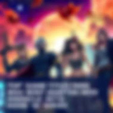 An illustration showing characters from video games like Legends and Bloodlines in anime style