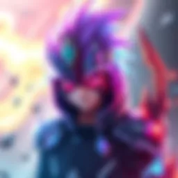 A vibrant anime transformation of an Arc Raider character, showcasing colorful details and dynamic effects.