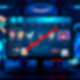 A computer screen displaying a ranked Dota matchmaking lobby with anime profile pictures crossed out, highlighting a call for change.