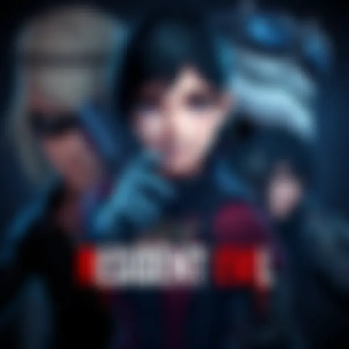 Anime-style Resident Evil characters A collage of anime-inspired characters from early Resident Evil games showing their unique styles and expressions.