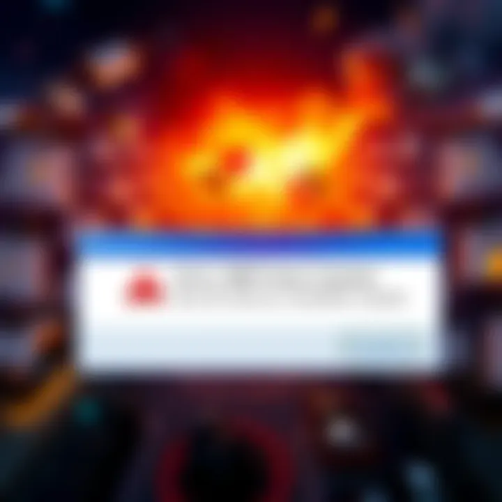 Screenshot showing Anno 1800 game crashing with a Denuvo error message