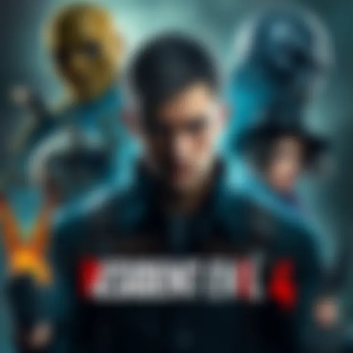 A collage of the most frustrating characters from Resident Evil 4 including Leon and various enemies