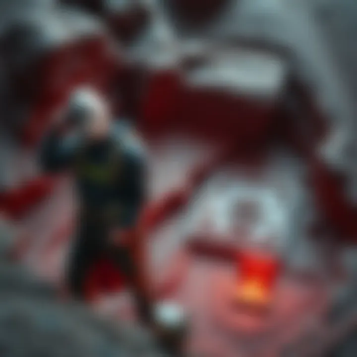 A surveyor using equipment to uncover the layout of an ancient buried city