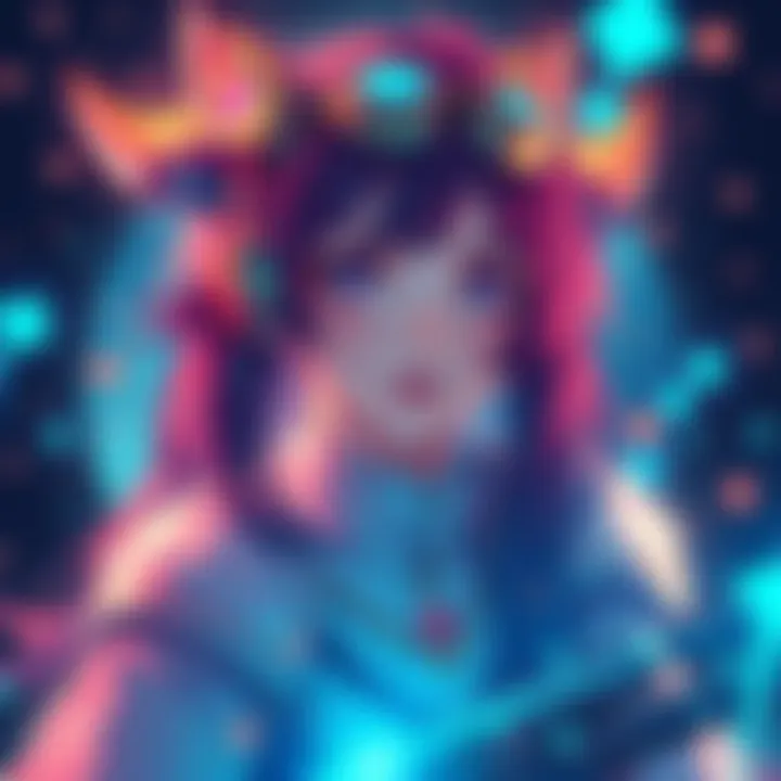 A colorful and captivating illustration of Anran, showcasing unique art style and details.