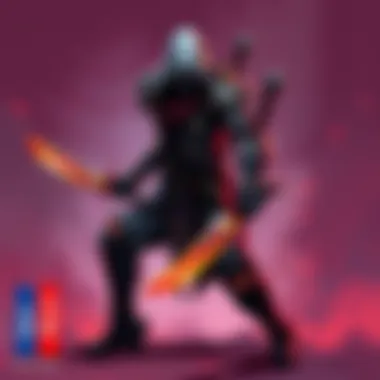 Illustration of Anran, a new assassin character with sleek armor and dual daggers, showcasing agile stance and dynamic pose.