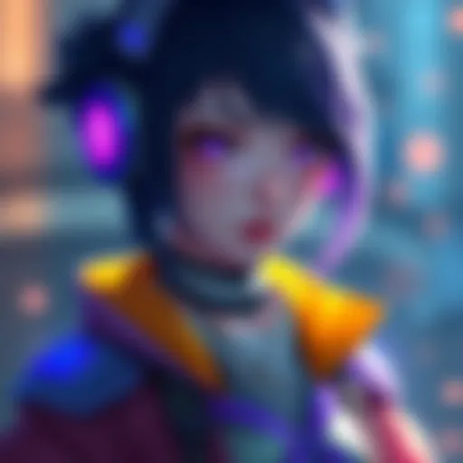 Fan art showcasing Anran's redesigned character with vibrant colors and fresh attire, reflecting her anticipated updates.