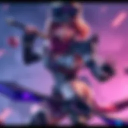 Anran E holds a weapon, appearing fierce and ready for combat, showcasing her strong abilities in gameplay.