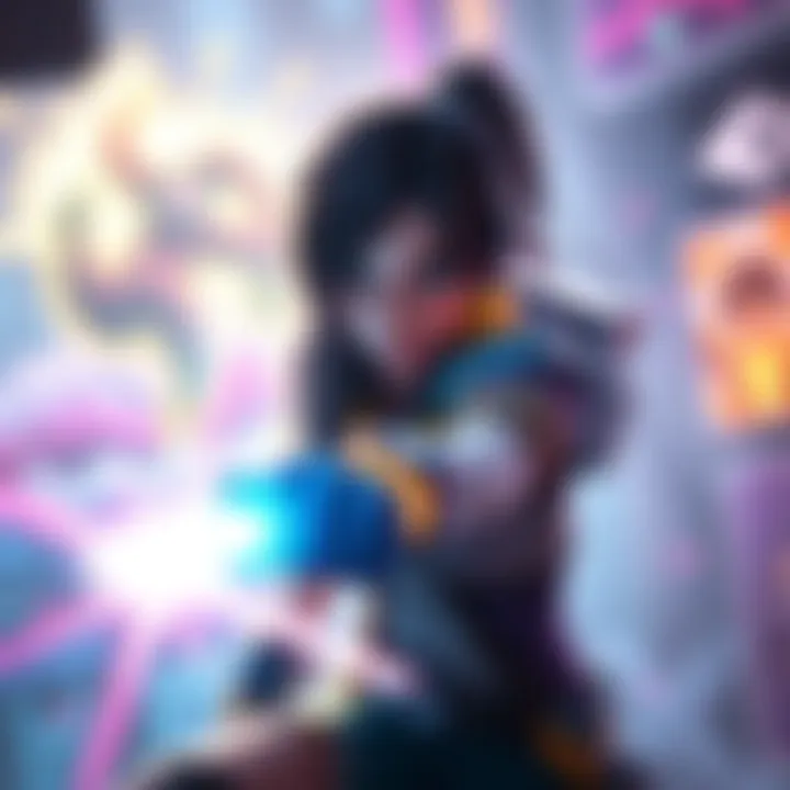 Anran displayed in combat with vibrant graphics showcasing her abilities